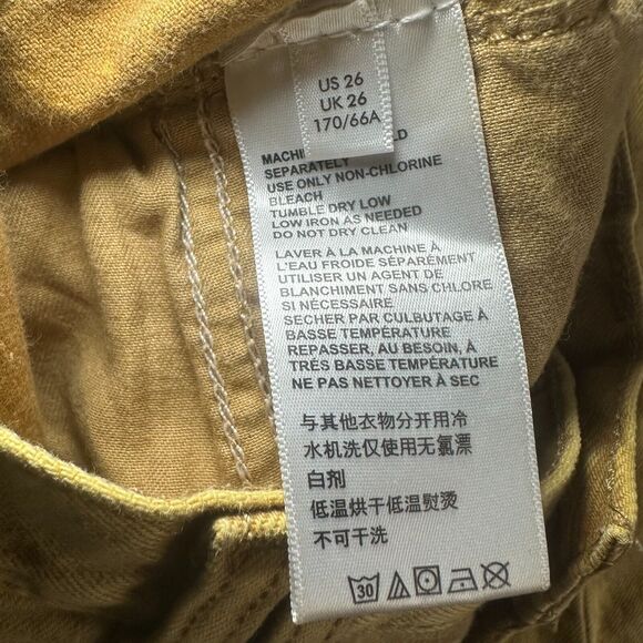 BDG Urban Outfitters Cowboy Jeans Men's Size 26 Brown/Yellow Straight Leg - Picture 4 of 5